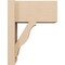 Ekena Millwork 8-in W x 14-in D x 18-in H Funston Block Rough Cedar Woodgrain TimberThane Outlooker, Primed Tan OUTUR080X14X18FST44RCPR - alternate 4